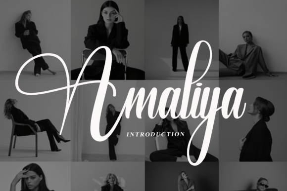 Amaliya: A Script Font for Elegant Editorial Design