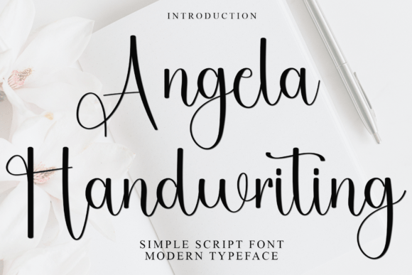Angela Handwriting: A Font That Elevates Brand Identity