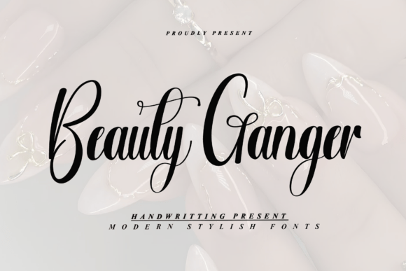 Beauty Ganger: A Script Font with Timeless Charm