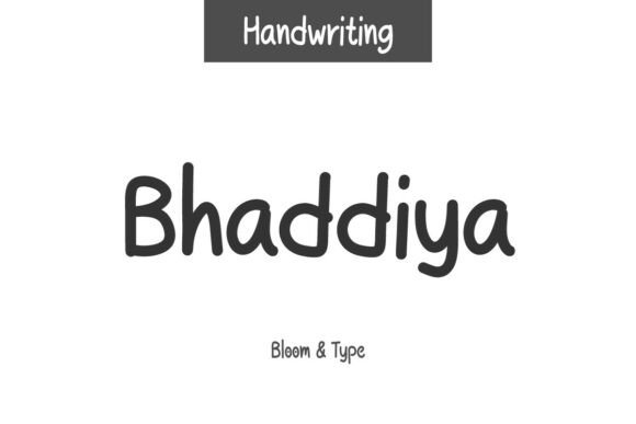 Bhaddiya: A Font That Brings Warmth to Your Brand