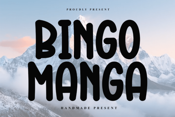 Bingo Manga: A Script Font for Digital Design