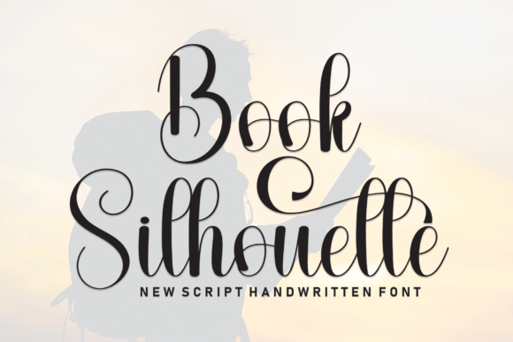 Book Silhouette: A Script Font for Elegant Branding
