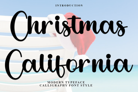 Christmas California: A Script Font for Modern Web Design