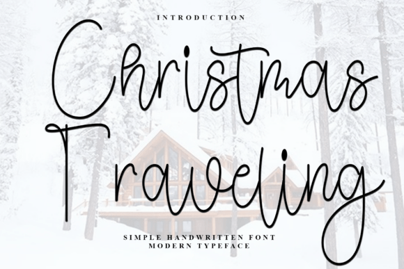 Christmas Traveling: A Festive Font for Digital Branding