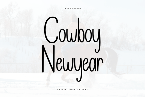 Cowboy Newyear: A Bold Script Font for Web Design