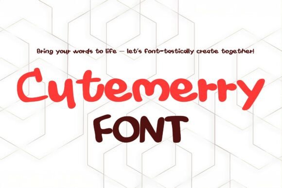 Cutemerry: The Font That Made My Bakery Look Cozier