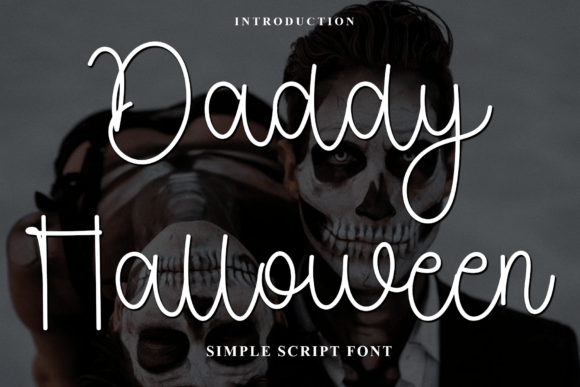 Daddy Halloween: A Script Font for Digital Design