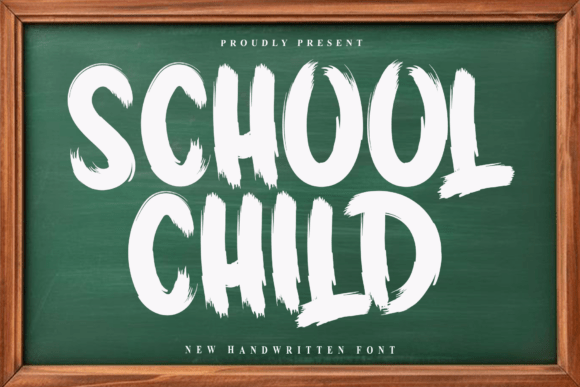 Font for Editorial Design: School Child