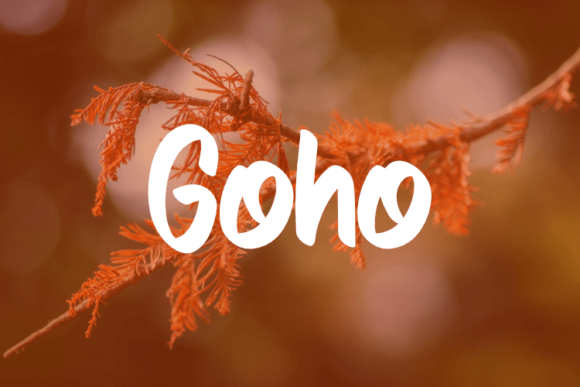 Goho: A Versatile Font for Digital Design