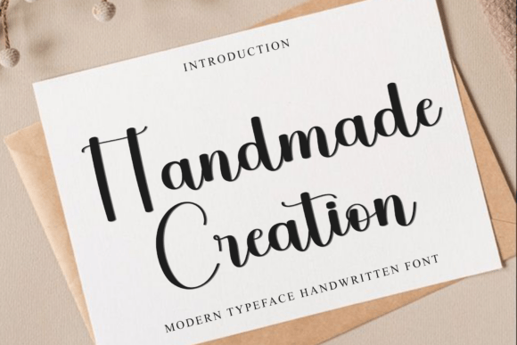 Handmade Creation: A Font That Adds Soul to Your Brand