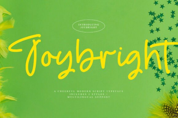 Joybright: A Script Font That Elevates Brand Campaigns