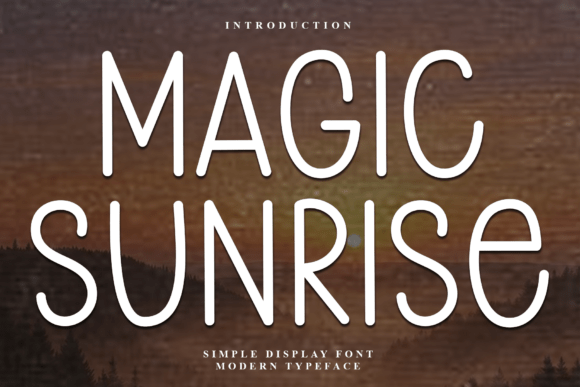 Magic Sunrise: A Script Font for Holiday Magic