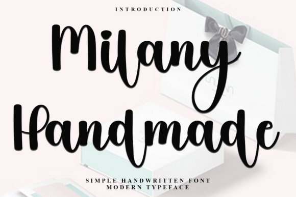 Milany Handmade: A Festive Script for Editorial Magic