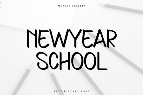 Newyear School: A Handwritten Font for Editorial Warmth