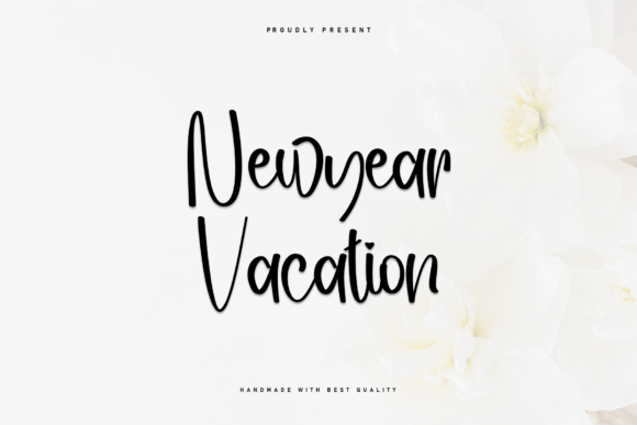 Newyear Vacation: A Font That Elevates Brand Identity