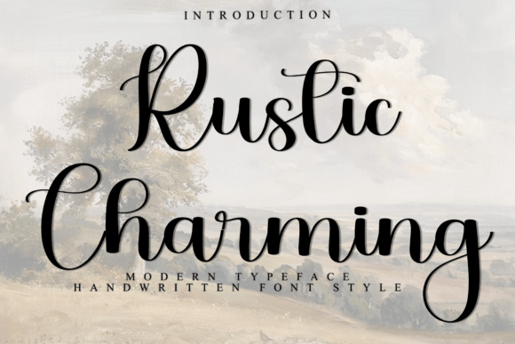 Rustic Charming: A Font for Festive Branding
