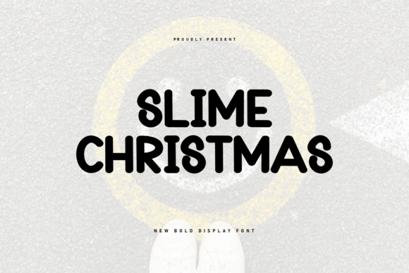 Slime Christmas Font for Handmade Creators