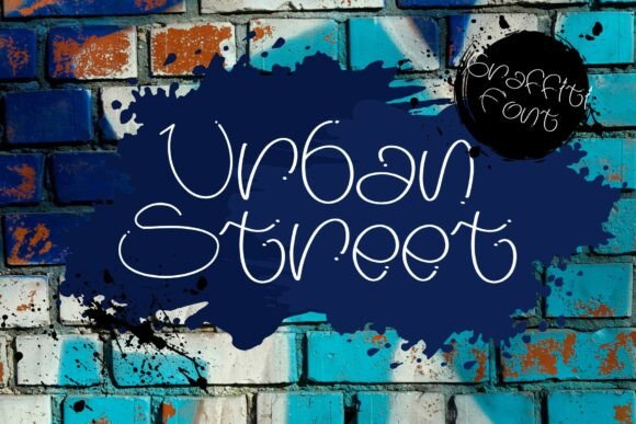 Urban Street: A Modern Graffiti-Inspired Font for Digital Design