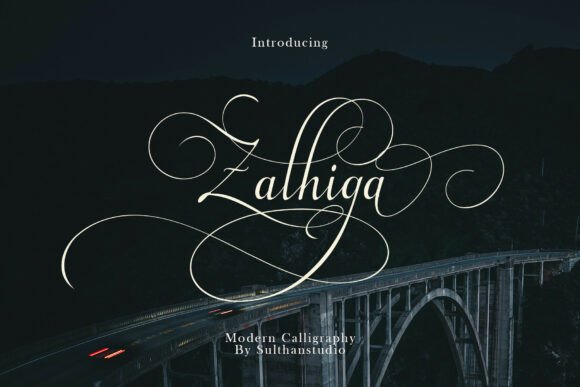 Zalhiga: A Script Font for Crafting Beauty and Function